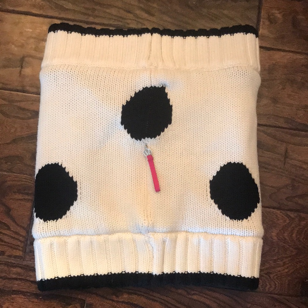 Lululemon Keepin It Real Cozy Polka Dot Neckwarmer